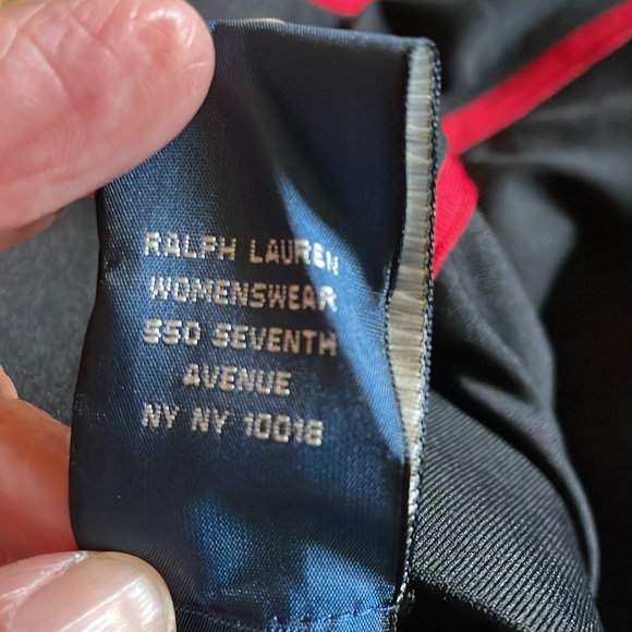 Ralph Lauren Tennis Pickle ball racket ball Golf Skort Skirt Black Red Trim Med - Picture 14 of 15